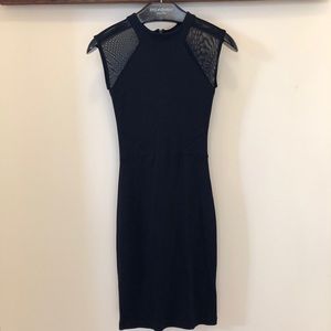 French connection black mini dress